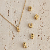 Gold anklet with initial of your choice